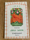 Calendrier 1952 Parfum Joli Soir Cheramy Paris Angèle Coiffeuse Pour Dames Nancy - Other & Unclassified