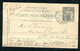 Carte Pneumatique (froissée) De Paris Pour Paris En 1899 Avec Notes De Facteurs " Inconnu " - N 244 - Pneumatic Post