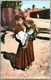 ALGERIE PETITES FILLES NOMADES CARTE PHOTO DENTELLEE RPPC REAL PHOTO ALGERIA NATIVE GIRL CHILDREN AFRIQUE NORD - Kinder