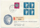 SUISSE - Enveloppe Recommandée - Affr. Composé 5c+5c Pro Juventute 1963 + Pro Patria 1964 - Genève Aéroport 30/6/1964 - Covers & Documents