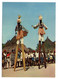 GUINEE --1966--Masques Africains --Danseurs Sur échasses N'ZO ..pub Soufrane....cachet PP Montreuil - Guinea