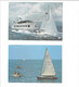 THEME  BATEAUX  LOT DE 3 CARTES    ****  A  SAISIR  **** - Aéroglisseurs