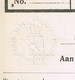 NS Spoorweg Vrachtbrief - Culemborg 1936 35 Cent Geel > PAARTJE Met DROOGSTEMPEL! - Spoorwegzegels