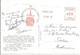 CPSM Tour Eiffel Cachet Souveir Du Sommet De La Tour Eiffel Par Machine à Affranchir - Tour Eiffel
