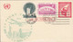 United Nations Uprated Postal Stationery Ganzsache NEW YORK - PARIS - ROME, NEW YORK 1959 (2 Scans) - Covers & Documents