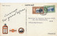 Trinité Bord De Mer  . Trinidad Advert Card For Plasmarine . 2 Stamps Size 10,5 By 18 Cms - Trinidad