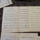 Lot 4 Partitions Musique - Reda Caire Roze De France  Erik Charell - Song Books