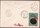 Une  Lettre   Premier Vol  Lod  - Stockholm - Tokyo    Année 1957 - Poste Aérienne