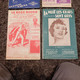 Lot 4 Partitions Musicales - Song Books