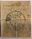 PAKHOI 1902 PAKHOI N°9 25C Bleu Rouge Oblitéré Par 4 Avec Charnière - Ongebruikt