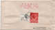 CHINE - 1959 - Sur Enveloppe (  1er Jour)  Sans Cor- Anniversaire  De La R.P.C.-   3 Timbres + 2 Verso  - - Briefe U. Dokumente