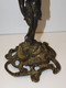 Delcampe - * PAIRE De BOUGEOIRS BRONZE NAPOLEON III XIXe PERSONNAGES INDIENS/AFRICAINS  D - Candeleros, Candelabros Y Palmatorias