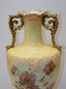 Delcampe - *SUPERBE ANCIEN VASE CERAMIQUE ANGLAISE CRAQUELEE Marque à Déchiffrer Fleurs  D - Non Classificati