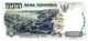 INDONESIA 1000 RUPIAH BLUE WOTER LAKE FRONT BUILDING BACK DATED 1992 P.129d VF READ DESCRIPTION - Indonésie