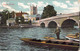 CPA Royaume Unis - Angleterre - Berkshire - Henley Bridge - Oblitérée 1923 - Colorisée - Illustration - Barque - Animée - Autres & Non Classés