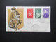 Saarland 1954 Volkshilfe Gemälde Nr.354 / 356 FDC Stempel Saarbrücken 2 Ersttag - Brieven En Documenten