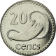 Monnaie, Fiji, Elizabeth II, 20 Cents, 2006, SUP, Nickel Plated Steel, KM:53a - Fidji