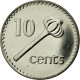 Monnaie, Fiji, Elizabeth II, 10 Cents, 1999, SPL, Nickel Plated Steel, KM:52a - Fidschi