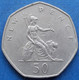 UK - 50 New Pence 1969 "Britannia" KM# 913 Elizabeth II Decimal Coinage (1971-2022) - Edelweiss Coins - 50 Pence