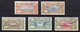 IS314 – ISLANDE – ICELAND – 1930 – PARLIAMENT MILLENARY – SG # 174/8 USED 460 € - Luchtpost