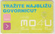 MONTENEGRO - Mo4U, Chip:GEM5 (Red), 300 Units ,Tirage 25.000, Used - Montenegro
