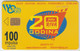 MONTENEGRO - Photo Riva 20 Years / Jugodata, 100 Units ,Tirage 100.000, Used - Montenegro