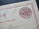 Schweden 1881 Ganzsache Auslandsverwendung Nach Deutschland Stempel Wisby / Zusatzfrankatur Abgelöst!!! - Enteros Postales