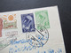 Russland UdSSR 1960 / 70er Jahre Bildganzsache Mit 3 Zusatzfrankaturen Par Avion / Luftpost Nach München - Storia Postale