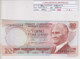 TURCHIA 20 LIRASI 1970 P187A - Turquie