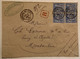 GAILLAC-DU-TARN 1876, SUPERBE Lettre Recommandé>Montauban Sage#78 25c Outremer Bloc De 4 Signé Scheller (France Cover - 1849-1876: Période Classique