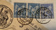 GAILLAC-DU-TARN 1877, Affr RR ! #78+79 Sage 25c OUTREMER + 25c BLEU Lettre Recommandé Signé Scheller (France Cover - 1877-1920: Période Semi Moderne