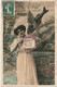 CPA Carte Postale France 1er Avril Une Jeune Femme Et Un Poisson Volant 1909 VM59747 - 1er Avril - Poisson D'avril