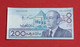 MAROC : Billet De 200 Dirhams (Hassan II) 1987 "UNC" N° De Série : 85/825038 - Marocco