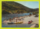 07 La Plage De SAUZE N°2275 à Saint Martin D'Ardèche Vers Bourg St Andéol En 1972 Baignade Simca 1100 Break Avec Canoé - Bourg-Saint-Andéol