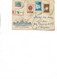 HONGRIE -LETTRE RECOMMANDEE AFFRANCHIE N° 1091 - 1127-1128-1129  -ANNEE 1954 - Postmark Collection