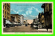 LONG BEACH, CA - PINE AVENUE - ANIMATED VINTAGE CARS - TRAVEL IN 1932 - CALIFORNIA POSTCARD CO - - Long Beach