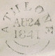 Ireland Westmeath Roscommon Uniform Penny Post Quit Rent 1841 Letter Excise Office To Dublin With PAID AT/ATHLONE - Préphilatélie