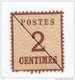 France  -  Alsace-Lorraine  :  Yv  2  *             ,      N3 - Unused Stamps