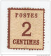 France  -  Alsace-Lorraine  :  Yv  2  *         ,           N2 - Unused Stamps