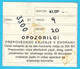 ĐORĐE BALAŠEVIĆ 1996.(Maribor Slovenia) Concert Ticket * Novi Sad Serbia Yugoslavia Jugoslawien Yougoslavie Jugoslavia - Konzertkarten