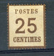 France  -  Alsace-Lorraine  :  Yv  7  (*)    Bon Centrage - Unused Stamps