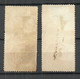 FINLAND FINNLAND O 1885 Stempelmarken Revenue Tax 1 Mark & 2 Mark Documantary Tax - Revenue Stamps