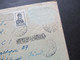 Russland UdSSR 1956 Auslandsbrief Nach Leipzig Einschreiben Recommande Moscou Und Ank. Stempel - Brieven En Documenten