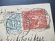 Polen 1921 Auslands PK Stempel Lubosz Abs. Dom. Wituchowo Kr. Miedzychod Bahn Kwilez / Dreieckstempel - Covers & Documents