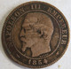 2 Centimes 1854 A Paris , Napoleon III , En Bronze , Gad# 103 - 2 Centimes