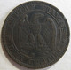 2 Centimes 1855 BB Strasbourg Chien , Napoleon III , En Bronze , Gad# 103 - 2 Centimes
