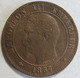 2 Centimes 1857 MA Marseille , Napoleon III , En Bronze , Gad# 103 - 2 Centimes