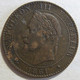 2 Centimes 1861 A Paris , Napoleon III , En Bronze , Gad# 104 - 2 Centimes