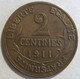 2 Centimes Dupuis 1911, En Bronze , Gad# 107 - 2 Centimes