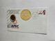 (3 M 34 A) Australia - $ 1.00 APEC Summit 2007 Coin On 2007 APEC FDC Cover 2007 - Dollar